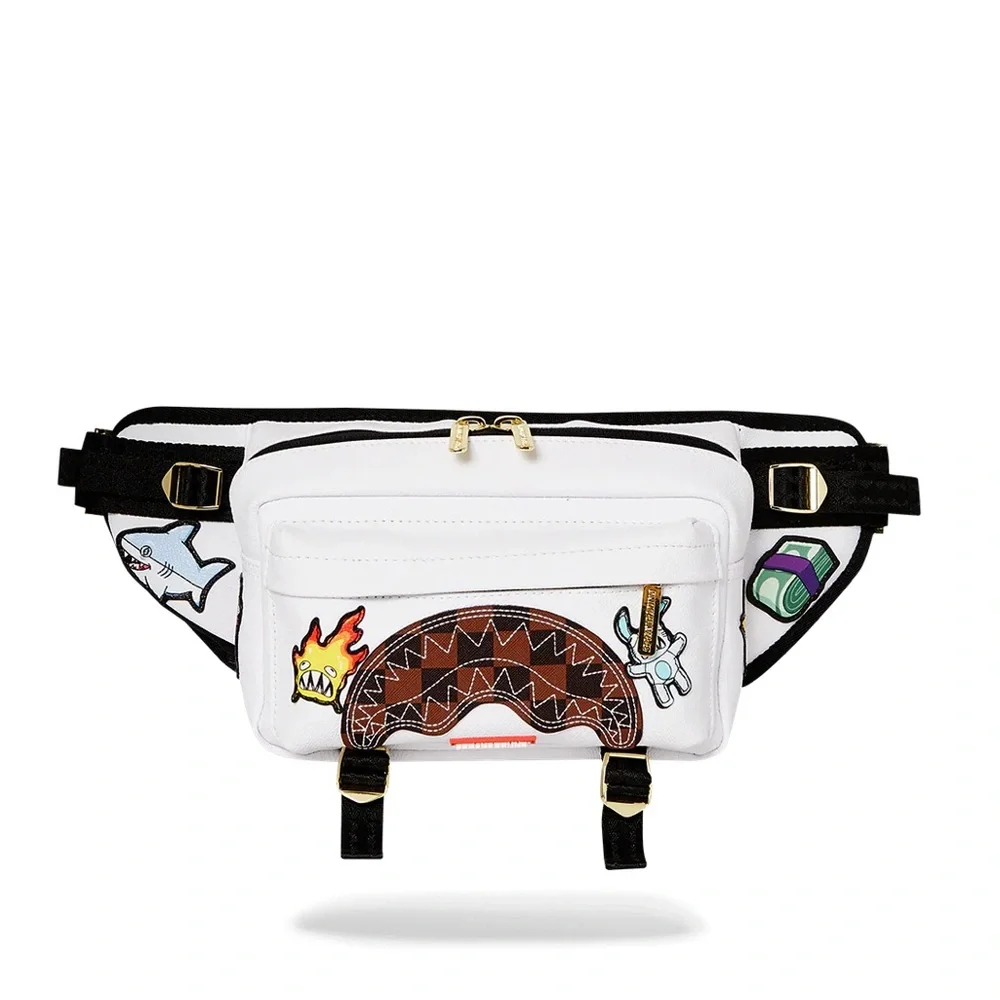 Sprayground LET'S MAKE SOME NOISE CARGO CROSSBODY fanny pack - Picture 1 of 4